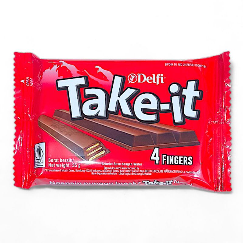 

Ngemil Bukan Sembarangan, Ini Baru Namanya Jajan Gaul: DELFI TAKE-IT 4 Fingers Ngapain Nunggu Break Take it Now!