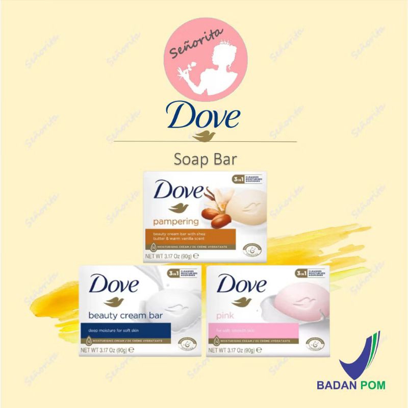 3 pcs Dove sabun batang