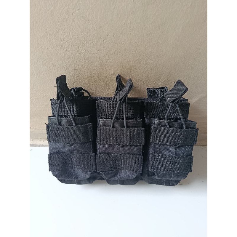 pouch Magazin tumpuk 6 slot tactical