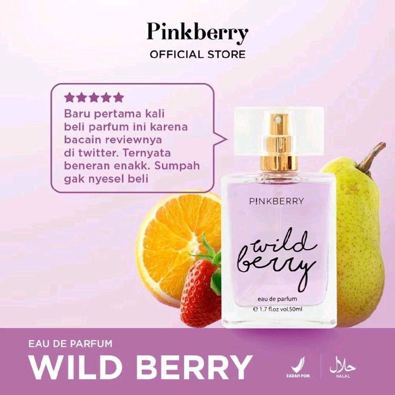 PINKBERRY EDP- wild berry /dream/ twinkle Eau de parfum Lembut
