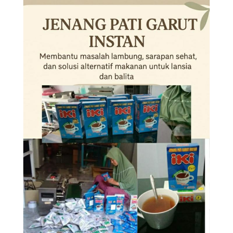 

10 box Jenang Pati Garut Instan IKI - Jenang Sehat Gula Aren – Pati Garut Instan PIRT Halal