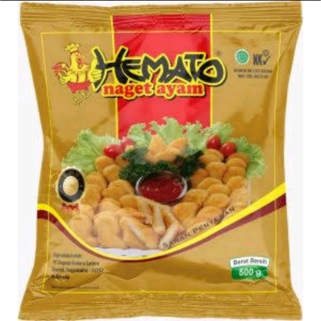 

Hemato Nugget Ayam Gold Frozen Halal
