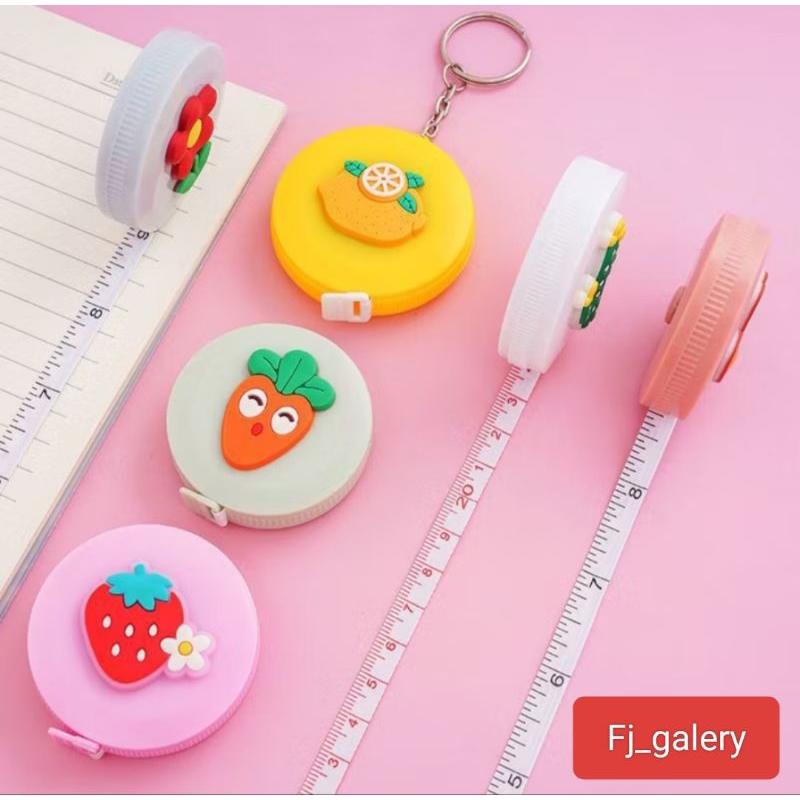 Meteran Badan karakter karton otomatis,meteran baju konveksi, meteran badan unik