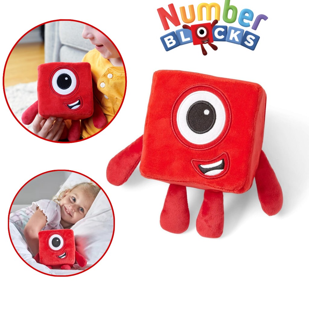 Hand2Mind Numberblocks One Plush Boneka Numberblocks One