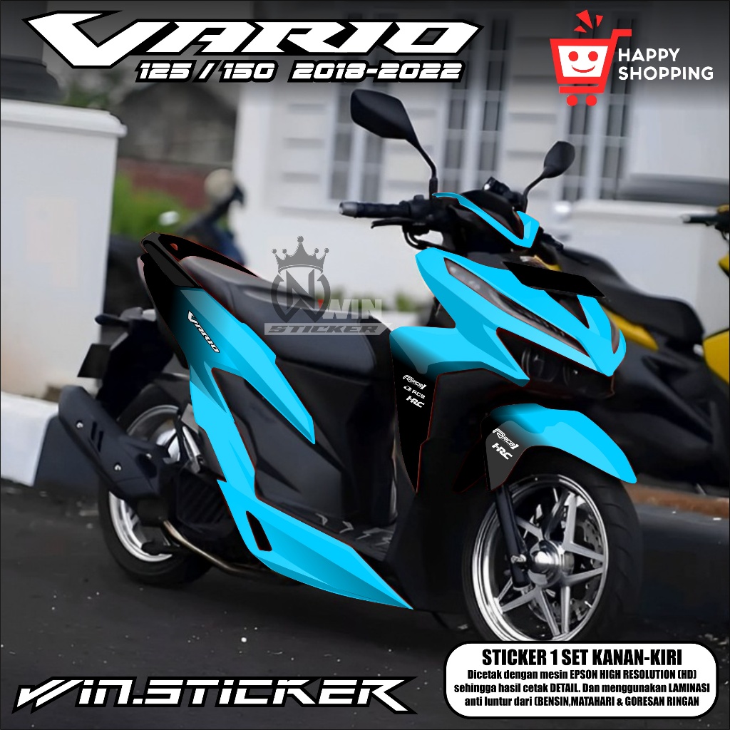 Decal Fullbody Honda Vario 125/150 New 2018 - Sticker Vario Gradasi Warna Keren