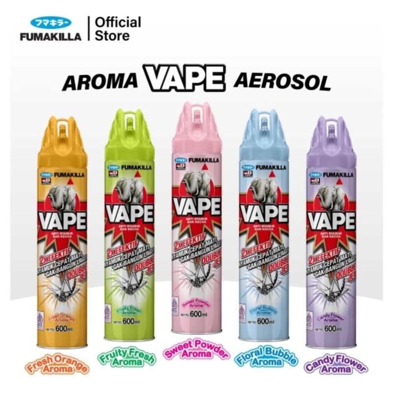 vape fumakilla aerosoll 600ml