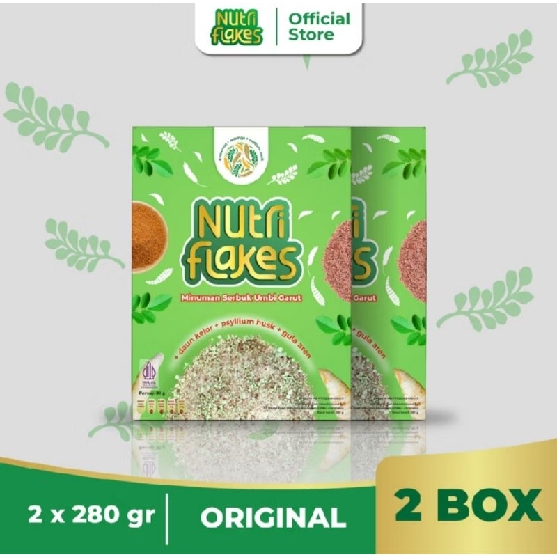 

PAKET 2 BOX Nutriflakes Sereal Umbi Garut Solusi Sehat Menyembuhkan Asam Lambung Kronis