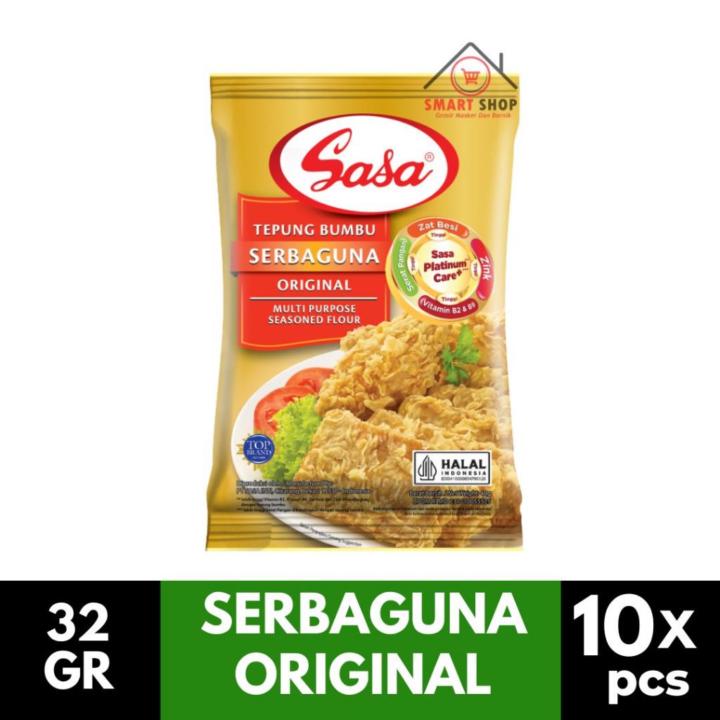 

10 PCS Sasa Tepung Bumbu Serbaguna Original Bervitamin & Bermineral 32gr