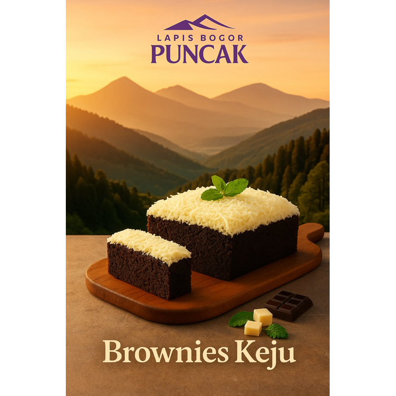 

LAPIS BOGOR PUNCAK Brownies Keju