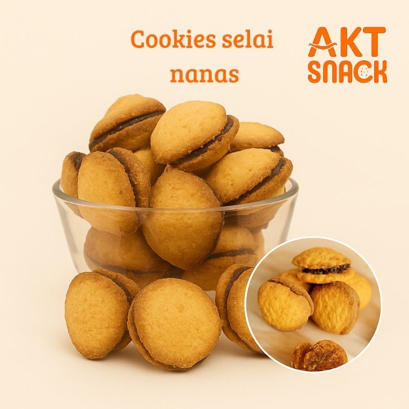 

Cookies Nanas Love / Kue Hati Nanas 500 Gram1 Kg