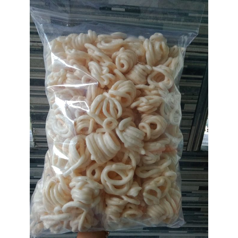 

Kerupuk keong/konde original satu plastik besar