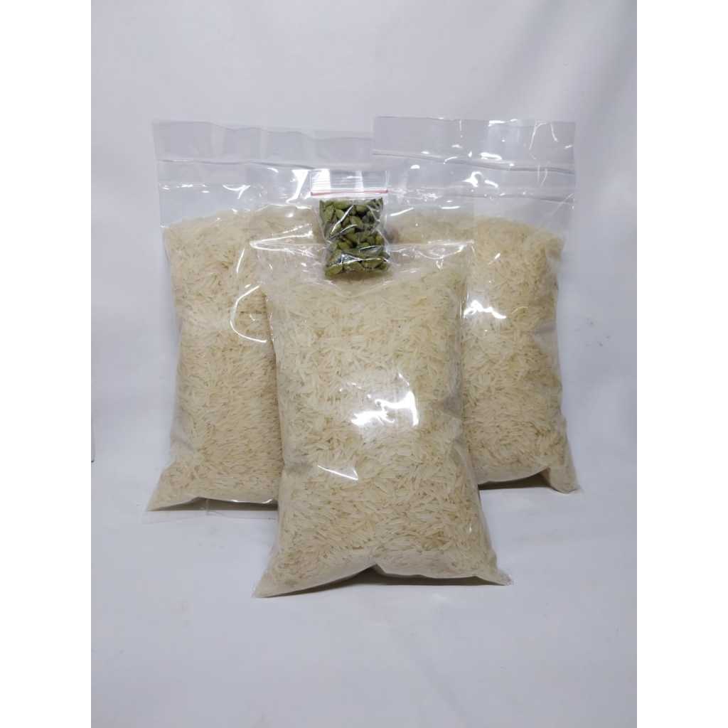 

Beras Basmati Shukriya 1121 / XXL 1 kg| Beras Basmati Long Grain creamy 1 kg Repack