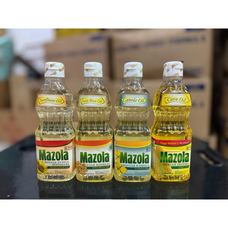 

mazola canola oil / minyak kanola 450ml minyak goreng tumis MPASI