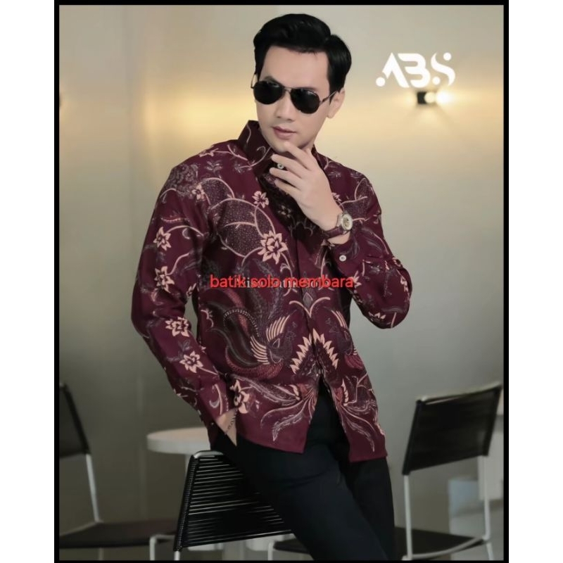 batik burgundy reguler fit lapis furing batik solo batik modern batik seragam batik istimewa batik s