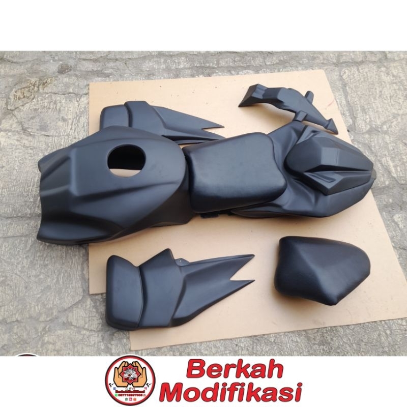 Cover Kondom Tangki Body Belakang Model Ninja 250FI PNP Yamaha Byson Karbu 2010-2014