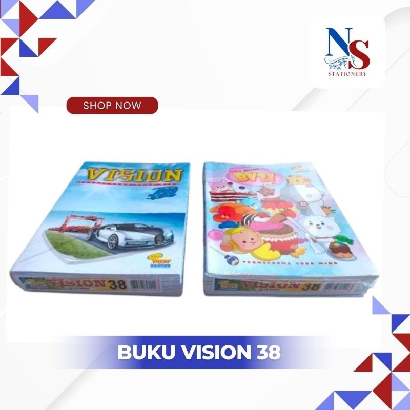 

Buku vision 38 lembar 1 pak (isi 10)
