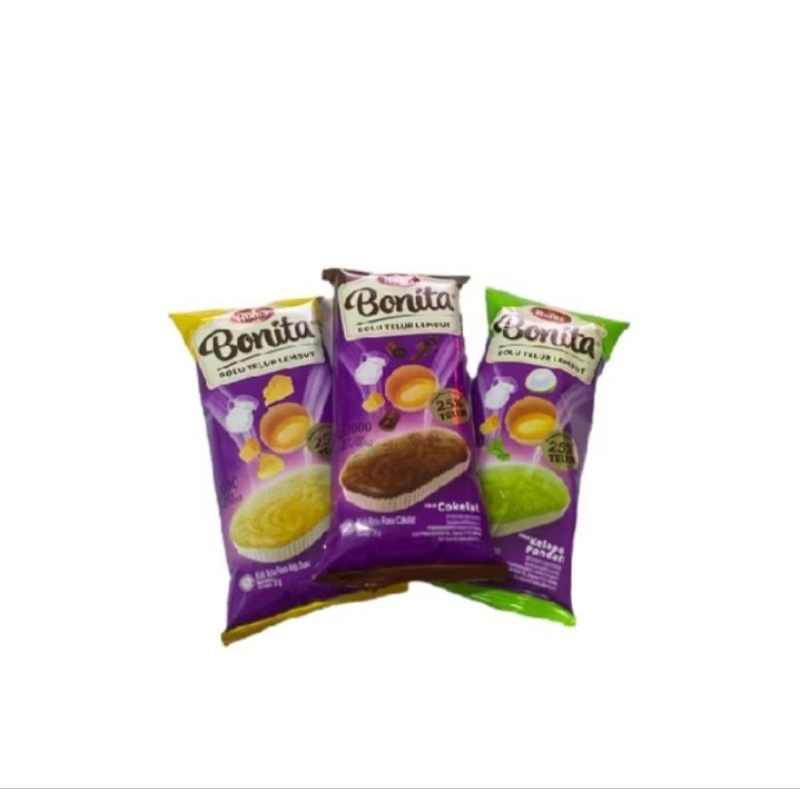 

Roma Bonita Bolu Telur Lembut Netto:30gr