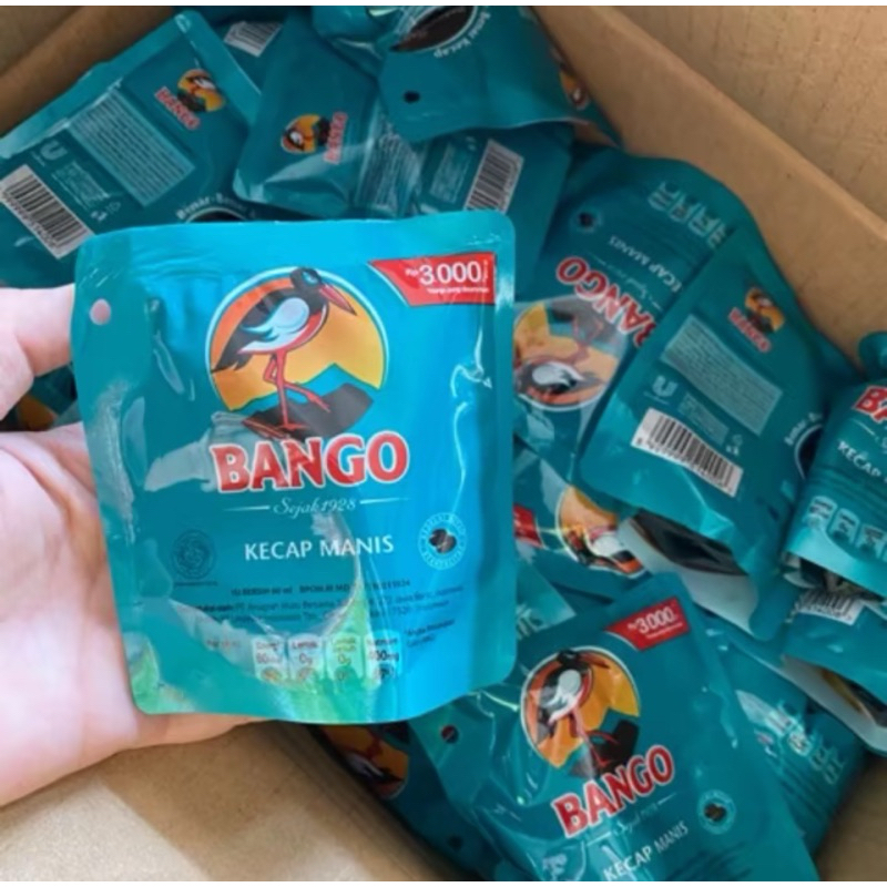 

PROMO (12 pcs) BANGO KECAP MANIS 60ml 3000an