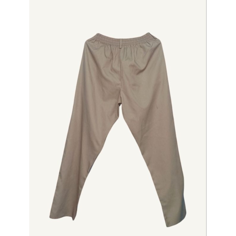 Prelove like new celana wanita warna coklat susu