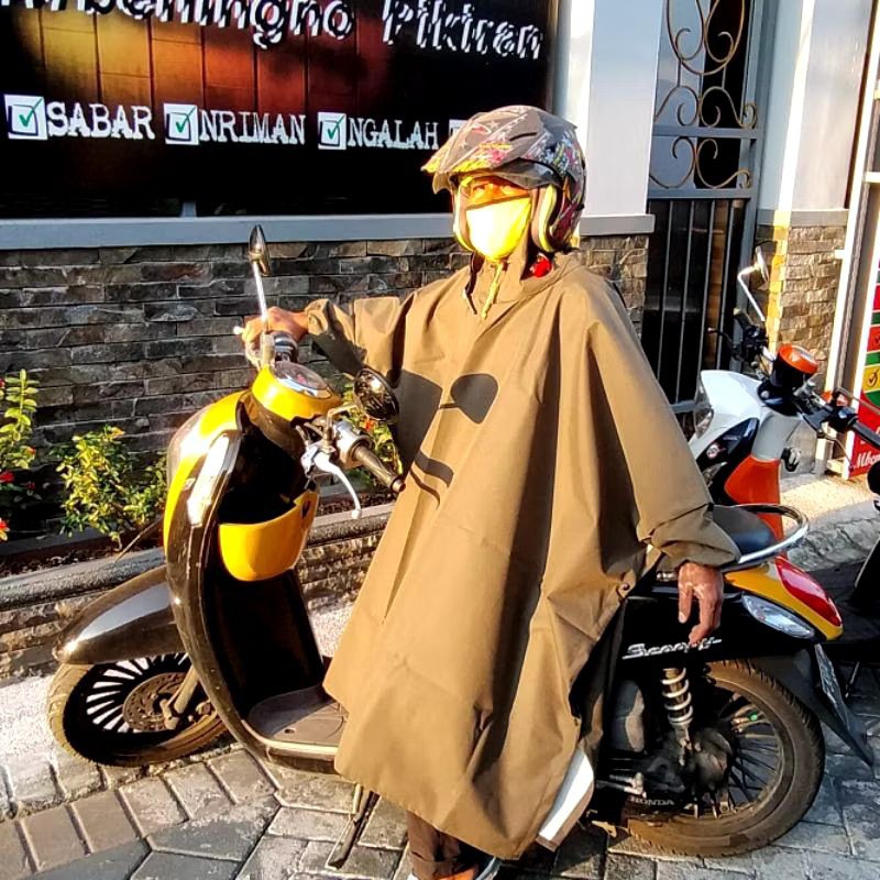 Jas Hujan Ponco Lengan Adventure - Mantel Hujan Lengan EDHERTO - Rainbat Lengan EDHERTO - Ponco Leng