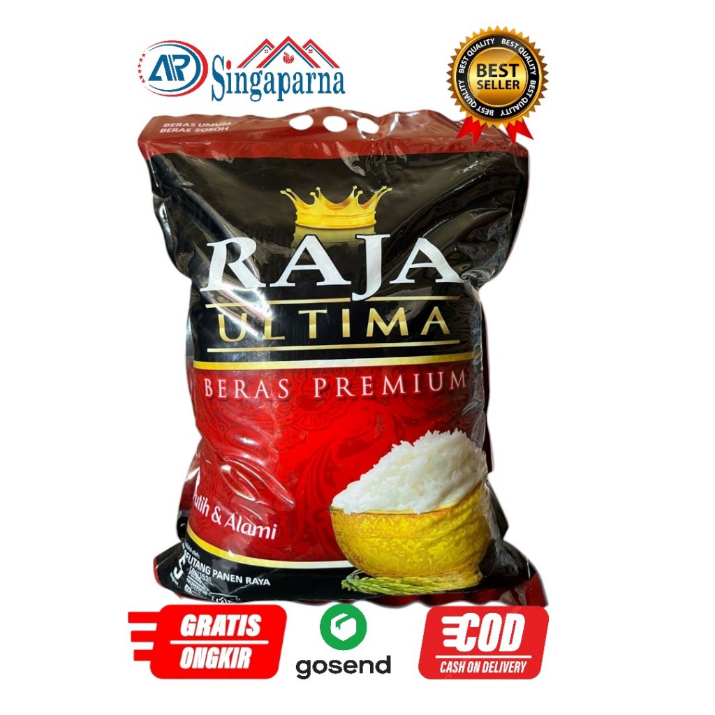 

Raja ULTIMA Beras Premium 5Kg Kemasan Aman
