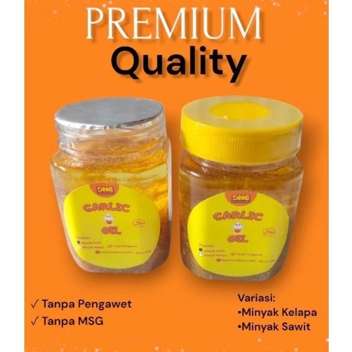 

PREMIUM! GARLIC COCONUT OIL | MINYAK BAWANG PUTIH | GARLIC OIL INSTAN | MINYAK BAWANG PUTIH INSTAN | BUMBU PRAKTIS | BUMBU INSTAN