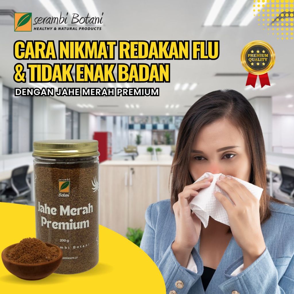 

Jahe Merah Serbuk Gula Kelapa Premium (Tanpa Gula Pasir)
