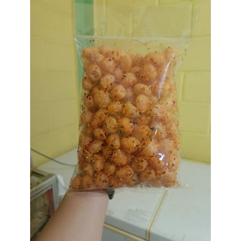 

cimol kering pedas daun jeruk