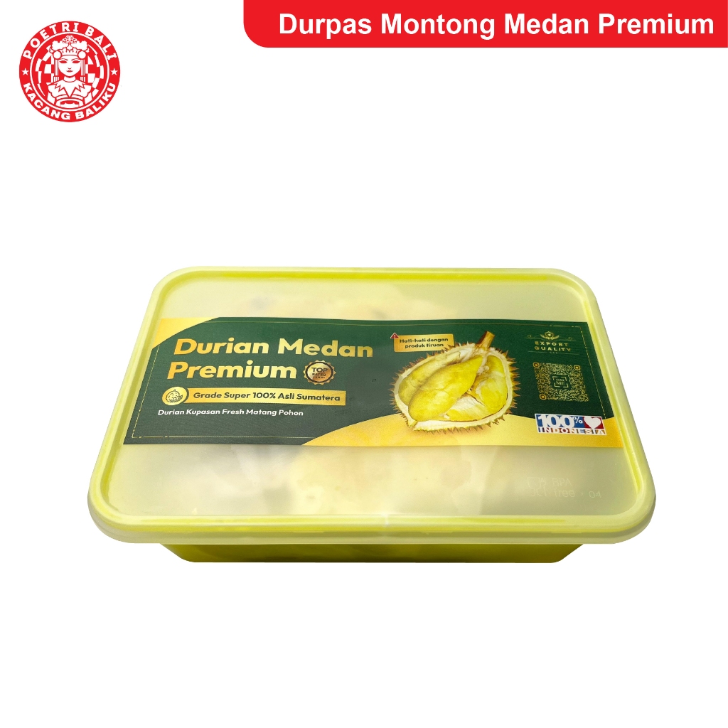 Panen Durian - Durian Kupas Montong Medan Premium 500gr