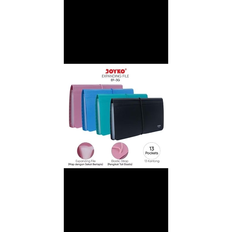 

Map Dokumen Expanding File Harmonika Joyko EF-3G Giro 13 Pocket