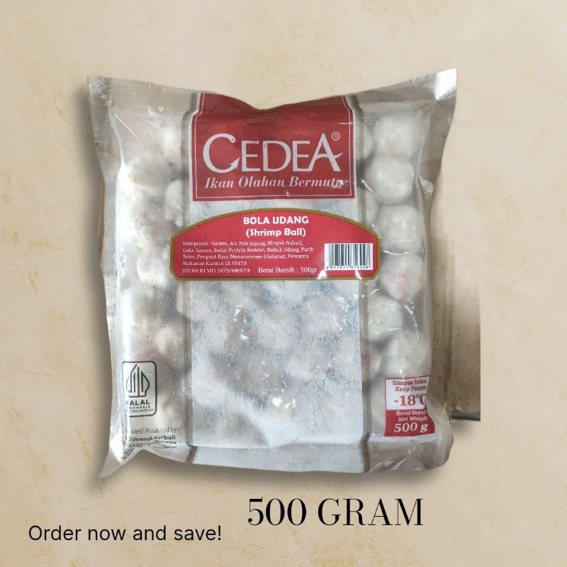 

CEDEA BOLA UDANG 500GR