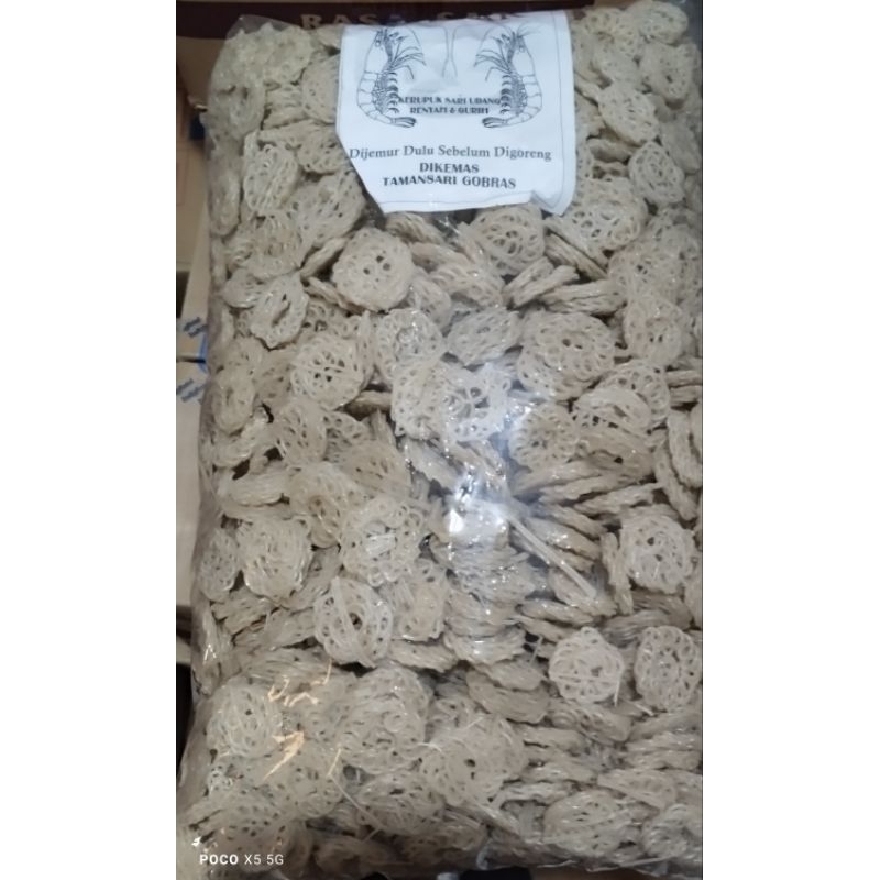 

Kerupuk mawar putih/babangi