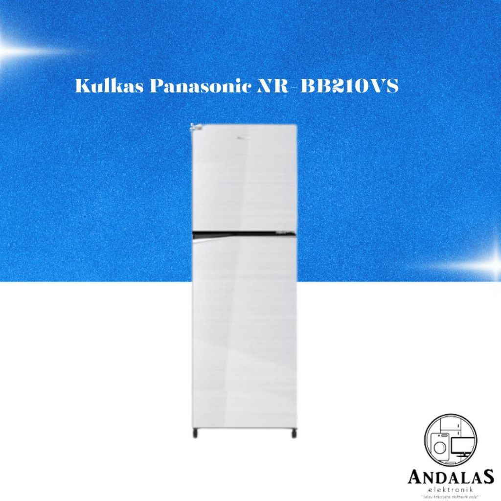 Kulkas Panasonic NR-BB210V-S | 2 pintu BB210 VS door NRBB210V BB210VS
