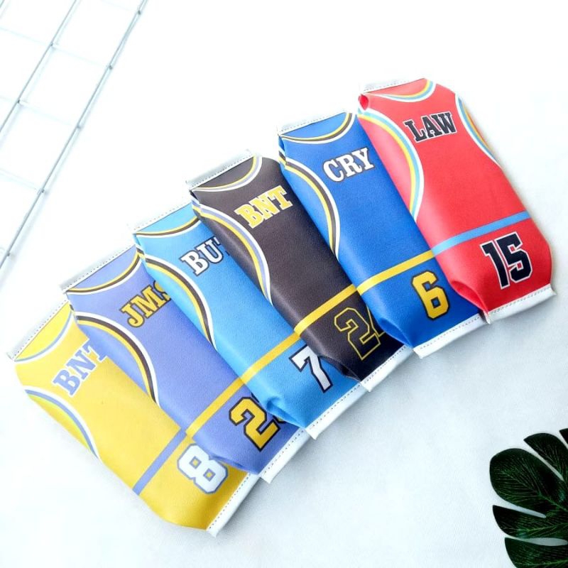 

Tepak Pensil Motif Baju Basket Kotak Pensil Persegi Lucu Unik