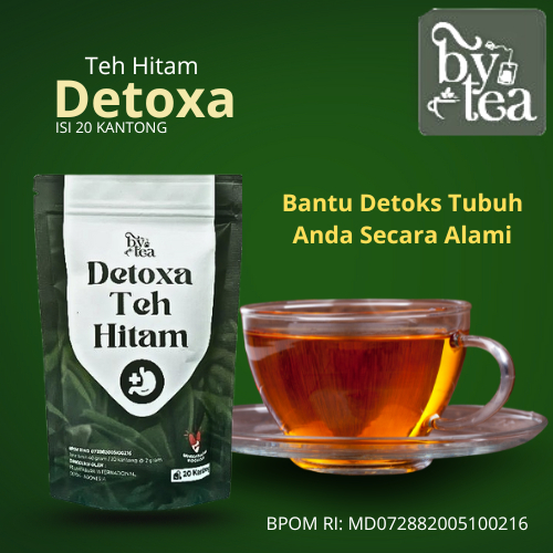 

By Tea Detoxa – Teh Hitam Herbal Detox | ByTea Membantu Turunkan Berat Badan | Antioksidan Tinggi