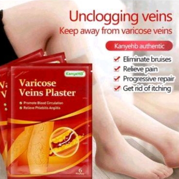 koyo vericose veins plaster isi 6pcs koyo herbal penghilang varises