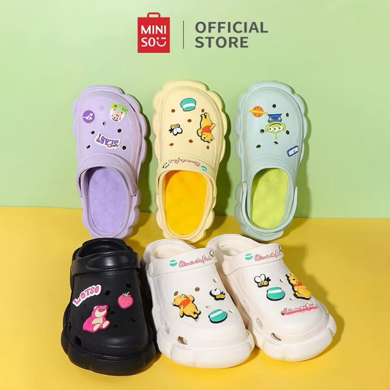 Sandal Miniso Toy Story Hollow Slippers Miniso Disney Winnie the Pooh Hollow Sandal Miniso Sandal Al