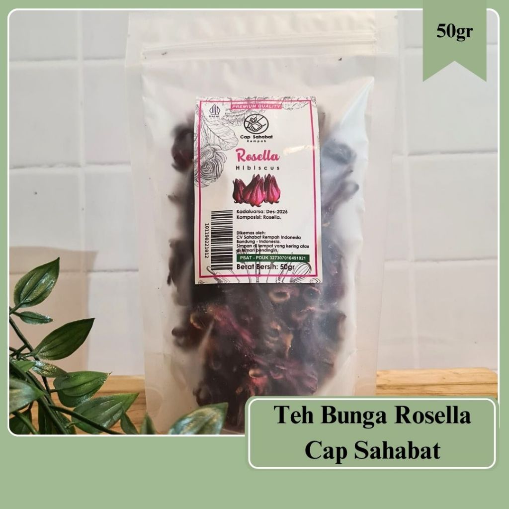 

Teh Bunga Rosella 50gr Rempah Cap Sahabat Warung Shiha