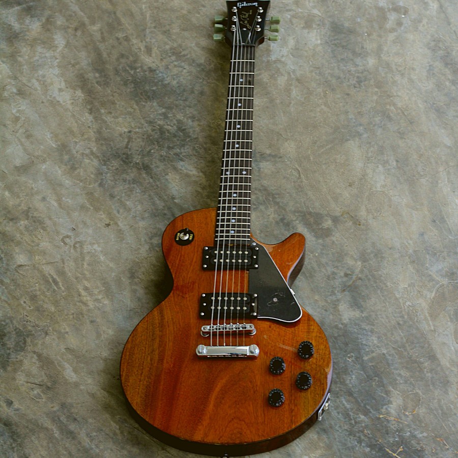 Gitar Elektrik Les Paul Model Natural Mahogany