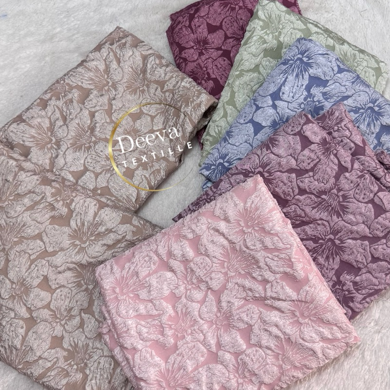 Kain/Bahan Jacquard Embos/ Kain Jacquard Fukuro/ Jacquard Timbul