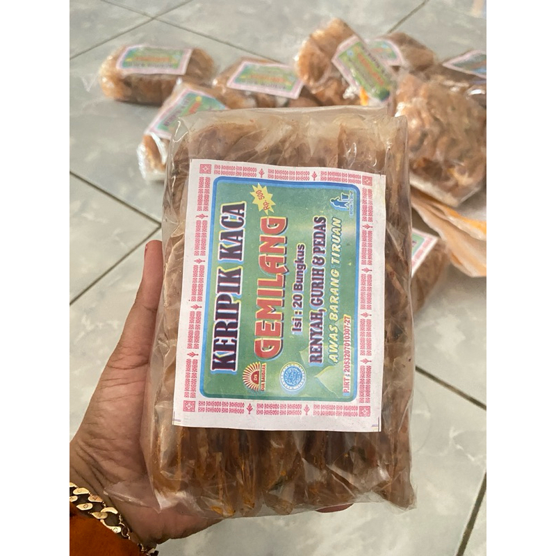 

Kripca isi 20 pcs keripik kaca pedas buat jual lagi