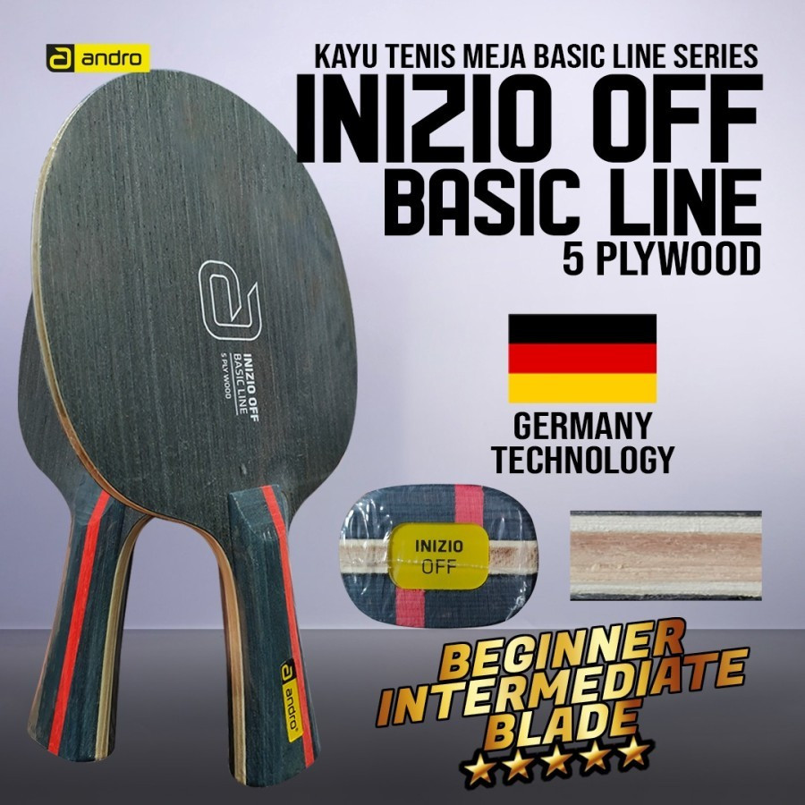 Kayu Bat Tenis Meja Andro Inizio Offensive