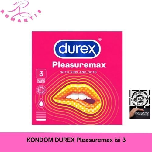 KONDOM Durex PleasureMax 3s-Kondom Gerigi