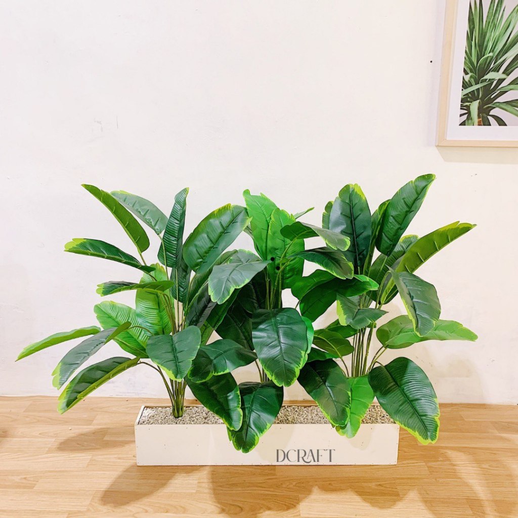 Pohon Pisang Artificial Besar / Tanaman Daun Pisang Artifisial / Banana Leaves Artifisial