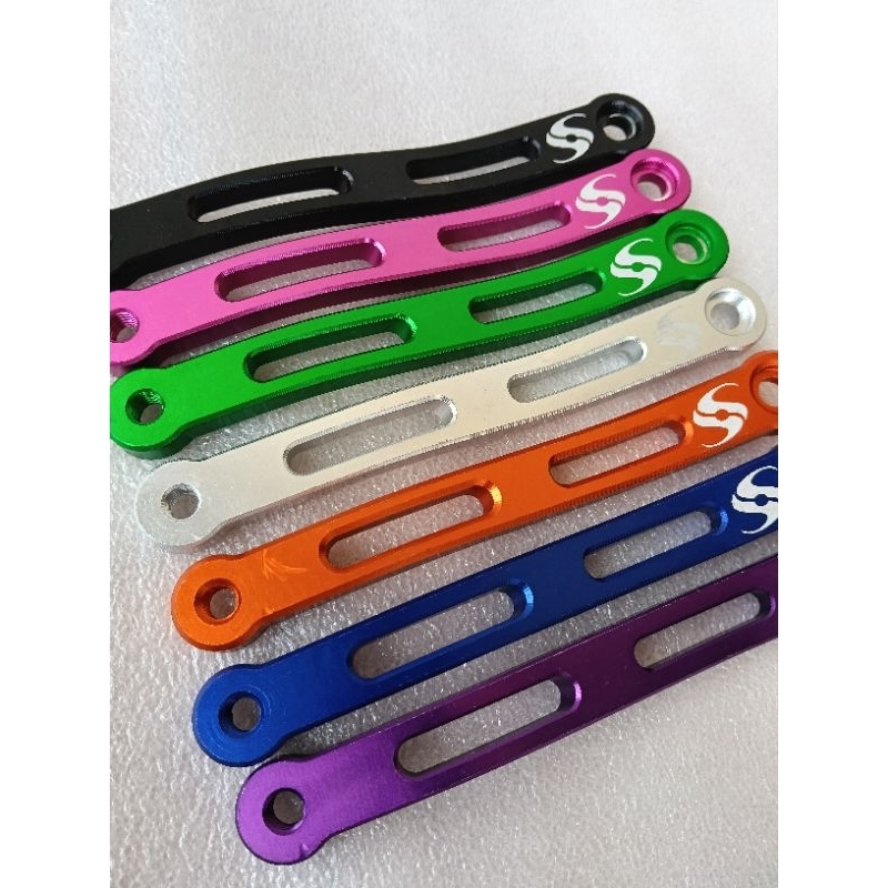 Tiang breket knalpot cnc alumunium universal