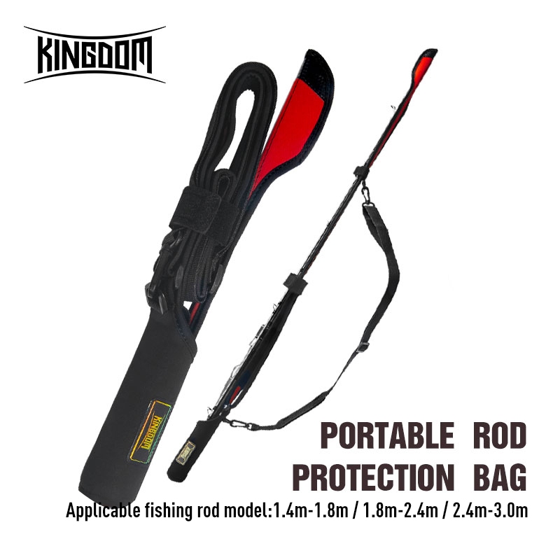 Kingdom Pelindung joran Tas pelindung joran 73cm-152cm Tali Pelindung Joran Casting Tas Pancing Panj