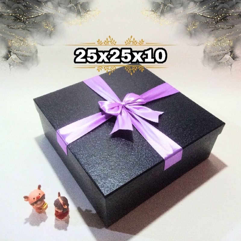 

Hardbox 25x25x10 Pita Kotak Kado Gift Box Hampers Bridesmaid Custom Premium Grosir