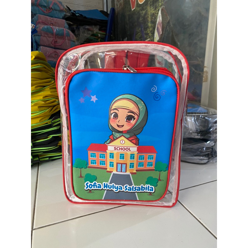 TAS RANSEL MIKA TEBAL / GOODIEBAG CUSTOM / TAS SEKOLAH