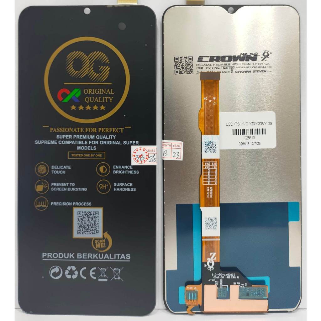 Lcd LCD lcd vivo Touchscreen Vivo Y12s / Y15s / Y01 FULLSET