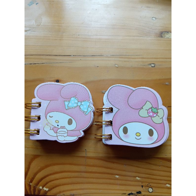 

Mini Note Spiral My Melody dan Cinnamoroll